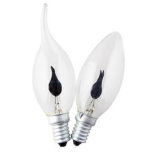Светодиодсветильник лампа накаливания с эффектом пламени и огня, E14, 3 Вт 2024 - купить недорого
