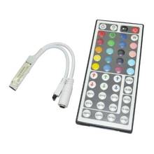44 Keys LED IR RGB Controler For RGB SMD 3528 5050 LED Strip LED Lights Controller IR Remote Dimmer Input DC12V 6A 2024 - buy cheap