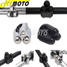 Universal 7/8" 22mm Handlebar Switch Push Button Triple Switches for Harley Sportster Dyna Fat Bob Cafe Racer Chopper M-Switch 2024 - buy cheap