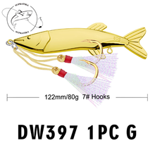 Plastic Hard Bait Wobbler Artificial Gold Silver Colorful  80g/122mm 3D Eyes Metal VIB Bionic Bait With Feather Hook Swimbait 2024 - buy cheap