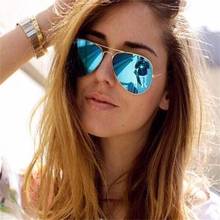 Classic Silver Metal Sunglasses Light Red Green Gradient Lens fresh Pilot Sun Glasses Shades Street Eyewear UV400 2024 - buy cheap