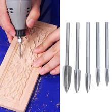 5Pcs/Set Wood Carving And Engraving Drill Bit Milling Cutter Root Carving Tools for DIY Woodworking Carving 2024 - buy cheap