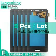 5Pcs LCDs Super AMOLED For Samsung Galaxy J5 2016 LCD J510 J510FN LCD Display Touch Screen Digitizer Assembly High Quality 2024 - buy cheap