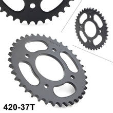 Steel Motorcycle 420 Chain 37T Rear Sprocket For 50cc 70 110cc 125cc Dirt Pit Bike Chinese ATV Taotao 2024 - buy cheap