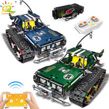 626pcs RC APP Remote Control Tracked Race Car Building Blocks High-Tech Crawler Speed Bricks Educational Toys For Children Gift 2024 - buy cheap