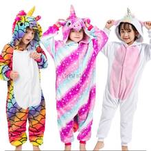 Kids Pajamas Flannel Animal Pegasus  Cosplay Pyjamas For Boys Girls Winter Warm Children Sleepwear Onesies 2024 - buy cheap