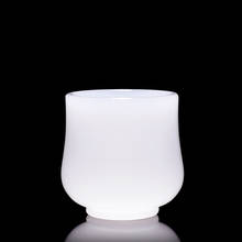 Белая Нефритовая фарфоровая чайная чашка Master cup, чайная чашка из одного стекла, китайский чайный сервиз Kungfu, посуда для напитков 2024 - купить недорого