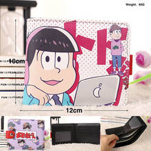 Anime Osomatsu San-cartera de cuero sintético de alta calidad, billetera pequeña, rosa, botón 2024 - compra barato