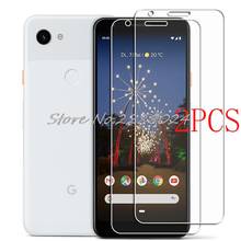 Película de vidro temperado para google pixel, proteção de tela em pixel 3a xl g020c, g020g, g020f com pixel 3acne 6 ", 2 peças 2024 - compre barato