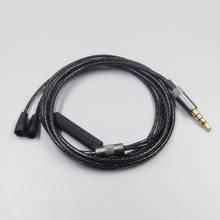 Для наушников Sennheiser IE8 IE8i IE80, 3,5 мм, проводные наушники, съемный сменный шнур для наушников, линейный контроль с микрофоном 2024 - купить недорого