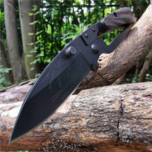 Faca de dobramento facas táticas caça edc multi alta dureza 8cr13 lâmina faca-bom para caça acampamento sobrevivência ao ar livre 2024 - compre barato