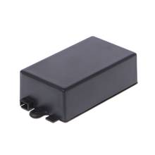 Caixa de projeto de invólucro eletrônico de plástico à prova d' água preto conector de 65x38x22mm 2024 - compre barato