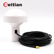 BEITIAN, Marine GPS Antenna, GPS L1:1575.42MHz, RG58 Cable, 5.0m, SMA-J Connector, screw base, BS-705AJ 2024 - buy cheap
