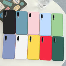 Funda de silicona TPU suave para Meizu 16xs, carcasa trasera de teléfono Simple, colores Macaron, color negro caramelo 2024 - compra barato