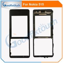 Marco Lcd frontal A +++ para Nokia 515, Panel de pantalla táctil, carcasa frontal, pieza de reparación, cubierta LCD para lumia 515 (sin LCD) 2024 - compra barato