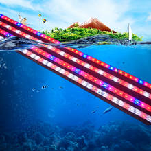 Tigela de peixe para aquário, 5 peças 50cm subaquático luz à prova d' água cozinha branco azul vermelho verde smd 5730 9w led lâmpada de crescimento de plantas 2024 - compre barato