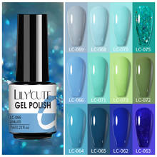 LILYCUTE 7ML Nail Gel Polish UV Semi Permanent Varnish Nail Art For Manicure Set Nail Art Painting UV LED Gel Nails Gel Varnish 2024 - buy cheap