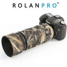 ROLANPRO-abrigo de camuflaje para lentes, cubierta de lluvia para Sigma 100-400mm, F5-6.3 OS, HSM, funda protectora de lentes contemporáneas para DSLR 2024 - compra barato