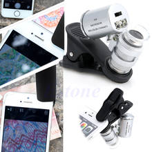 60X Microscope Jeweler Loupe Lens LED Mobile Phone Magnifier Glass For iPhone Repair wholesale 2024 - buy cheap