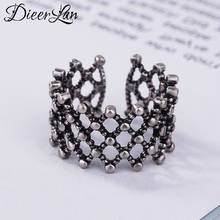 Punk Vintage Style New Hollow Finger Rings For Women Antique Ring Christmas Gifts Jewelry 2021 2024 - buy cheap