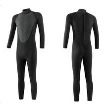 Неопреновый гидрокостюм 3 мм, мужской уличный морозостойкий купальник, цельный костюм для подводного плавания и серфинга, уличный костюм с длинными рукавами, Новинка 2024 - купить недорого