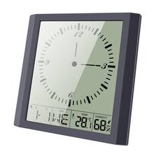 Multifunctional Electronic Digital Wall Clock Smart Display Clock Household Thermometer Hygrometer Clock Big Screen Alarm Clock 2024 - buy cheap