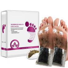 1 Box Wormwood Body Detox Foot Patch Foot Pads Effective Improve Sleep Quality Organic Detox Foot Care Tool 2024 - buy cheap