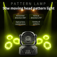 90W Led Patterns Moving Head Light DMX512 Stage Lighting DJ Disco Light RGB 4in1 Moving Head Laser Light for Stage Lights 2024 - buy cheap