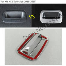 Manija de maletero de coche, Panel embellecedor de interruptor cromado ABS, palo trasero para Kia KX5 Sportage 2016 2017 2018 2024 - compra barato