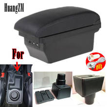 Armrest box for Ford Ecosport center console storage box cup holder ashtray spare parts car modified interior leather armrest 2024 - buy cheap