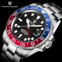 2021 NEW PAGANI DESIGN 40mm GMT Brand Luxury Automatic Mechanical Watch Men's Waterproof Business Watches Men relogio masculino 2024 - buy cheap