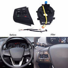 SPEEDWOW Left Steering Wheel Button Switch Bluetooth Phone Cruise Control Volume With Cables For Hyundai Creta IX25 1.6L 2024 - buy cheap