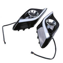 2Pcs Car Fog Lamp LED Daytime Running Light DRL w/ Turn Signal Lamp For Mazda 3 Axela 2014 2015 2016 2024 - buy cheap