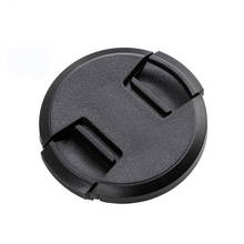 30pcs/lot High-quality 40.5 49 52 55 58 62 67 72 77 82mm center pinch Snap-on cap cover for all camera Lens 2024 - buy cheap
