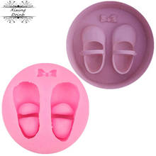 Silicone mold children's shoes shape silicone mold cake decoration tools candy chocolate resin clay mold 2024 - buy cheap