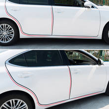 Резиновая универсальная защитная лента для защитные щитки для края автомобильной двери, 5 м, защита от царапин для Toyota Audi BMW VW Ford 2024 - купить недорого