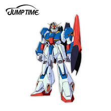 Jump Time 13 x 7cm For Gundam MSZ-006 Zeta Gundam Anime Car Repair Sticker Cartoon Decal Vinyl Material Waterproof Car Protector 2024 - buy cheap