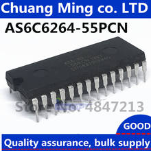 Free Shipping 3pcs/lots AS6C6264-55PCN AS6C6264 New original IC In stock 2024 - buy cheap