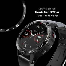 Funda protectora de anillo de metal para reloj Garmin Fenix 6Pro, marco de estilo con bisel, protección antiarañazos, 5 Plus 2024 - compra barato