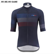 Мужская одежда темно-синего цвета для шоссейного велосипеда, профессиональная одежда для велоспорта с коротким рукавом, Джерси из лайкры, одежда для велосипедной гонки, светоотражающий карман на молнии 2024 - купить недорого