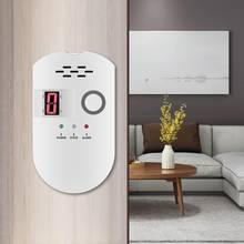 Novo sensor de vazamento de gás combustível, detector de fuga de gás natural, aviso de segurança com alarme de som, monitor gt 2024 - compre barato