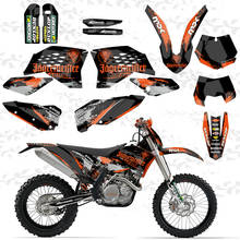 Графика с подходящей фотографией для KTM EXC XC EXCF 125-525 150 200 250 300 350 400 450 08-10 SX SXF 07-10 2024 - купить недорого