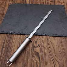 7.5 inch Carbon steel Knife Sharpener Rod Whetstone  musat Sharpen Professional Kitchen Knives Sharpening Stone sharpening steel 2024 - buy cheap