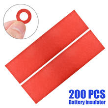 Anel de isolamento de papelão adesivo, 200 peças, para 18650 isoladores de bateria, baterias de papel adesivo, acessórios de proteção 2024 - compre barato