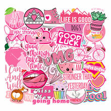 40Pcs PVC Waterproof Girls Kawaii Computer Stickers To Suitcase Skateboard Scrapbook Waterproof Laptop Skin Graffiti Decals 2024 - buy cheap