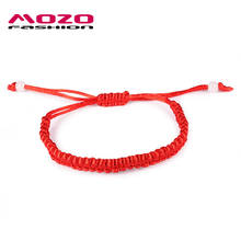 Wholesale New Fashion Unisex Jewelry Classic Lucky Red String Handmade Braided Rope Men Women Hand Strap Charm Bracelet MHS004 2024 - buy cheap
