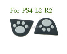 60pcs Silicone Cat Paw L2 R2 Trigger Buttons Sticker Cover Case for Sony Playstation Dualshock 4 PS4 Pro Slim Controller Gamepad 2024 - buy cheap