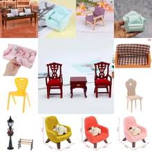 Hot Sale Chair Pillow Stool Sofa For Couch Bed Dollhouse Street Light Lamp Furniture Toys Doll House Decoration Accessories 2024 - buy cheap