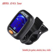 AROMA AT-01A Tuner suitable for guitar, ukulele, bass, violin Tuner  Musical Instrument Accessories 2024 - buy cheap