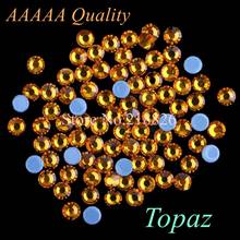 Высшее качество! Topaz Hotfix Стразы SS6 SS10 SS16 SS20 SS30 Flatback Diamond 2024 - купить недорого